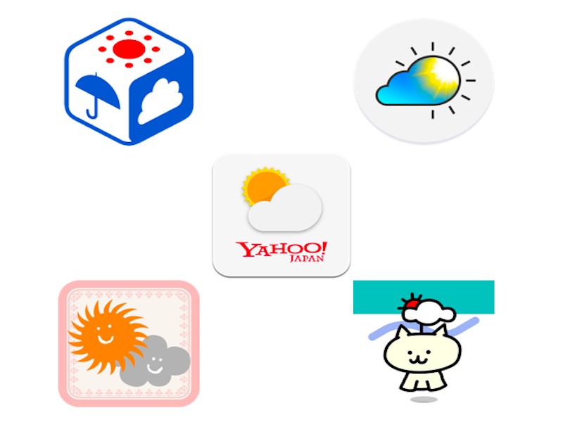 無料で使える 便利なおすすめ天気予報アプリ5選