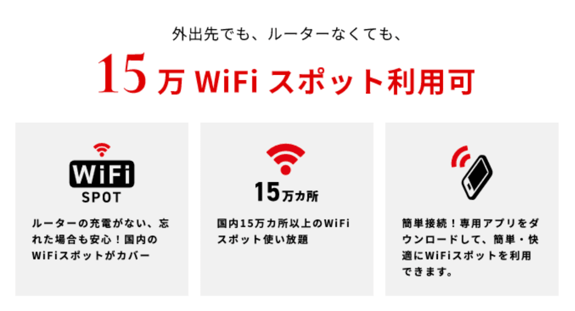 THE WiFi　WiFiスポット
