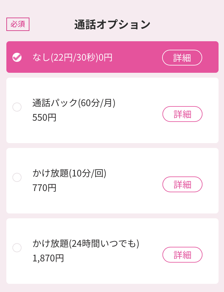 UQモバイル　申し込み手順４