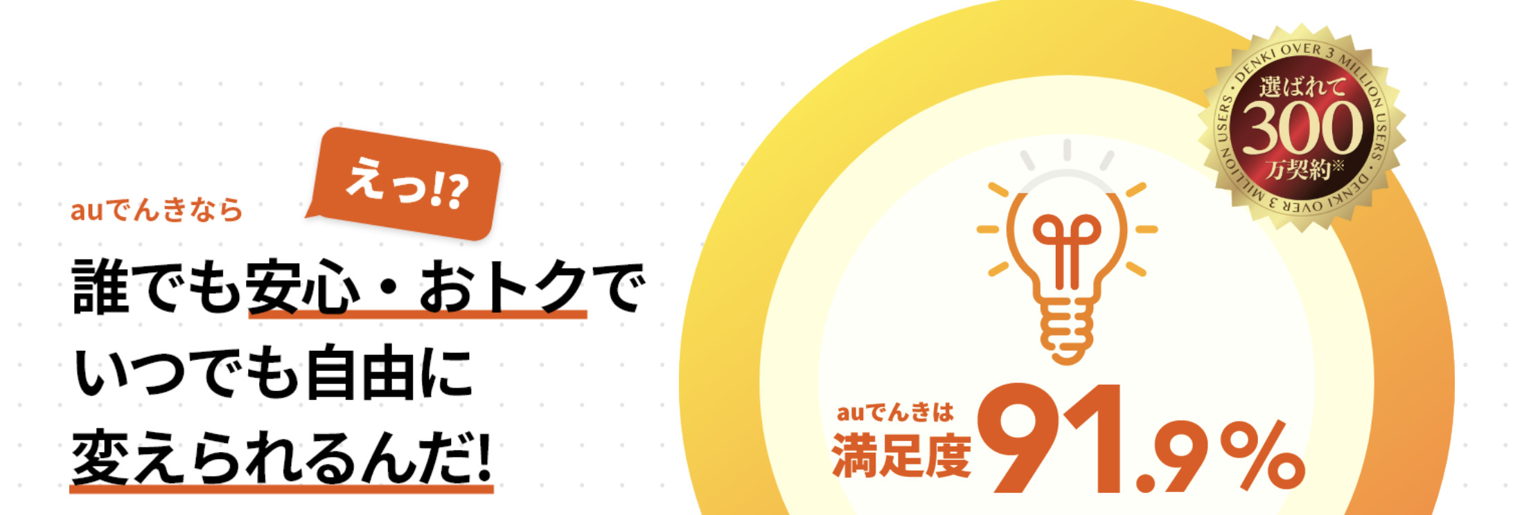 auでんき キャンペーン